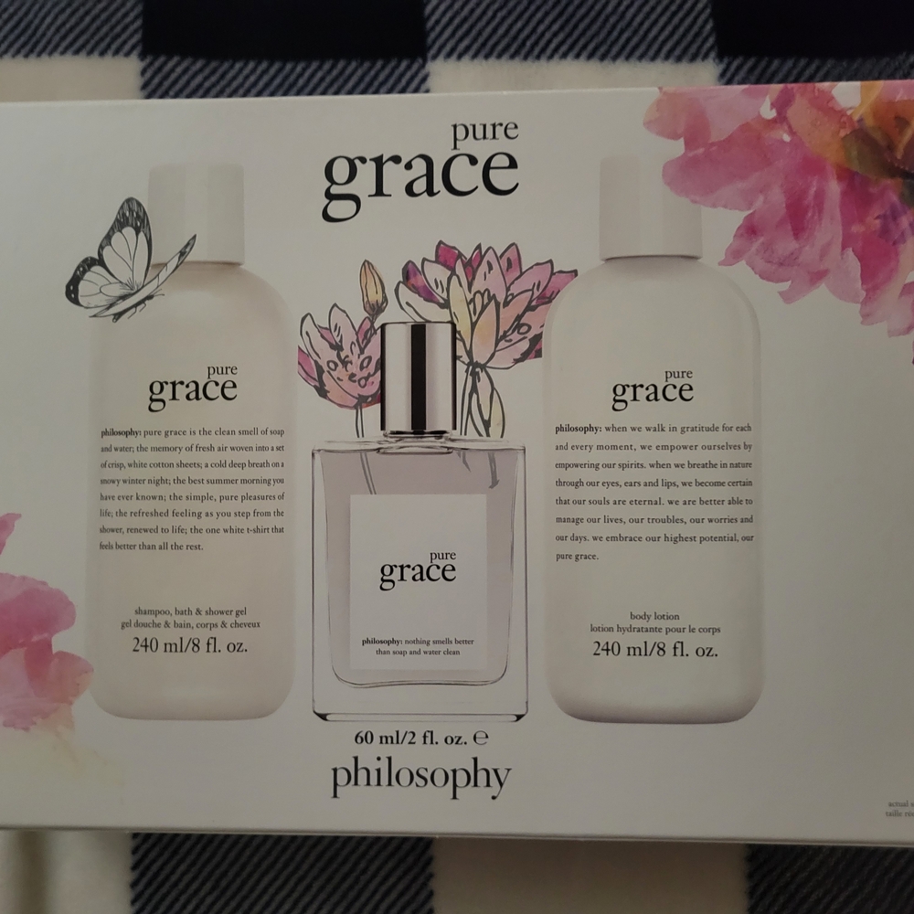 Philosophy Pure Grace White and Pink Gift Set